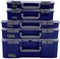 raaco 147255 Kleine onderdelen bak CarryLite 150 5x10-0/DL (b x h x d) 413 x 148 x 330 mm Blauw 1 stuk(s)