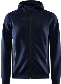 Craft CORE Soul Full Zip Hoodie - Casual Sweatjack - Donker Marine - XL