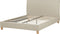 SENNEZ - Tweepersoonsbed - Beige - 160 x 200 cm - Polyester