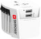 Skross 61664 - Reisadapter MUV USB (2xA) - Geschikt voor 220+ bestemmingen - Wit