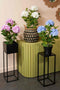 Mica Decorations Kunstbloem Hydrangea - 40x40x65 cm - Polyester - Blauw