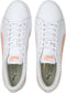 PUMA Smash v2 L - Dames Sneakers - Kunstleer - Puma White-Apricot Blush-Puma Black - Maat 41