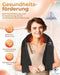 MASSAGEWERK® Shiatsu - Elektrisch nekmassageapparaat - Warmtefunctie 4D-massage - Zwart