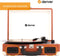 Denver VPL120 - Platenspeler - Ingebouwde speakers en USB digitalisering - Bruin