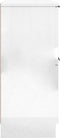 vidaXL - Dressoirs - 2 - st - 30x30x70 - cm - bewerkt - hout - hoogglans - wit