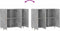 vidaXL - Dressoir - 90x34x80 - cm - bewerkt - hout - betongrijs