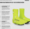 GripGrab Ride - Waterdichte Race Fiets Overschoenen - Geel Hi-Vis - Unisex - Maat XS (36/37)