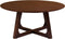 House Nordic Hellerup Salontafel - Rond - Walnoot - 75x36 cm