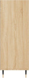 vidaXL - Boekenkast - 69,5x32,5x90 - cm - bewerkt - hout - sonoma - eikenkleurig