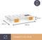Perel assortimentsdoos - 15 compartimenten - stapelbaar 230 x 150 x 33 mm geel