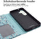 imoshion Hoesje Geschikt voor Samsung Galaxy S24 Hoesje Met Pasjeshouder - imoshion Design Bookcase smartphone - Meerkleurig / Blue Flowers