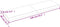 vidaXL - Tafelblad - 140x40x(2-6) - cm - onbehandeld - massief - eikenhout