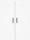 vidaXL - Wandkast - 69,5x34x90 - cm - bewerkt - hout - wit