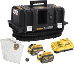 DeWALT DCV586MT2 - Accu Nat- en Droogstofzuiger 54V XR FLEXVOLT - Borstelloze motor IPX4 - Zwart