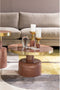 Zuiver Glam Salontafel Rond 60 cm Roze/ Goud