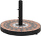 vidaXL - Parasolvoet - vierkant - 12 - kg - terracottakleurig