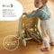 PolarB Houten Loopwagen - Baby Walker met speelfunctie - Opbergruimte - Groen (12+ mnd)