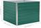 vidaXL - Plantenbak - verhoogd - 100x100x77 - cm - gegalvaniseerd - staal - groen