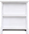 vidaXL - Nachtkastje - 38x28x45 - cm - paulowniahout - wit