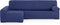 Hoes voor chaise longue met lange armleuning links Eysa ULISES Blauw 170 x 110 x 310 cm