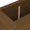 vidaXL - Plantenbak - verhoogd - 119,5x40x78 - cm - massief - grenen - honingbruin