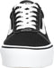 VANS WM Ward Platform (Canvas) Black/White -Maat 36