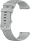 Siliconen Sport Bandje Geschikt voor Samsung Galaxy Watch 5 / Pro / 4 / 3 / Active 2 - Grijs