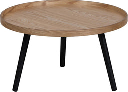 WOOOD Mesa Bijzettafel L - Hout - Naturel - 34xØ60