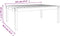 vidaXL Tuintafel 121x82,5x45 cm massief grenenhout zwart