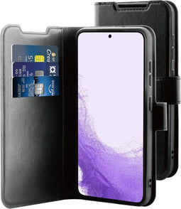 BeHello Samsung Galaxy S24+ - Bookcover Hoes - 3 Kaarten - Zwart