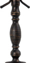 Kroonkandelaar 42 x 12 x 42 cm Zwart Metaal