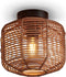 GOOD&MOJO Plafonniere Tanami - Rotan - Ø25cm - Modern