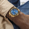 Guess GW0663G2 - Polshorloge - Kwarts - Goud/Blauw