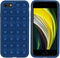 iMoshion Hoesje Geschikt voor iPhone SE (2022) / SE (2020) / 8 / 7 Hoesje Siliconen - iMoshion Pop It Fidget Toy - Pop It hoesje - Donkerblauw