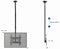 Gembird CM-70ST-01 - Plafondbeugel - Horizontaal draaibaar Verticaal kantelbaar - Max. 70