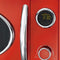 Melissa 16330129 - Vrijstaande Solo-Magnetron met Grill - 23L 800W - Rood