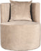 LABEL51 Evy Fauteuil - Bruin - Velours - 65 cm