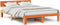 vidaXL - Bedframe - met - Hoofdbord - Gewaxte - Bruin - 140x200 - cm - Massief - Grenenhout