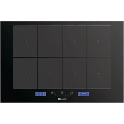 Bauknecht CTAC8780AFSAL - Inductiekookplaat - 8 zones Turbo FlexiCook - Zwart