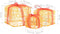 vidaXL - Kerstverlichting - geschenkdozen - 3 - st - decoratief - acryl - warmwit