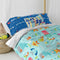 Happy Friday Duvet cover set 2 pieces Sea life 180x220 cm (Single) Multicolor