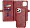 iMoshion Hoesje Geschikt voor iPhone 12 Pro / 12 Hoesje Met Pasjeshouder - iMoshion 2-in-1 Wallet Bookcase - Rood