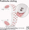 imoshion Siliconen sport bandje - Universeel 22 mm aansluiting - Wit / Roze