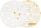 PLUS LINE D 185 mm schuurschijven klittenband P360 17 gaten - schuurschijven 185 klittenband - 50 st