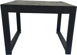 Bijzettafel zwart - bijzettafel mangohout - bijzettafel 60 cm