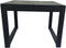 Bijzettafel zwart - bijzettafel mangohout - bijzettafel 60 cm