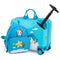 Coast Kofferset voor Kinderen - 2-delige Bagageset met Rolkoffer 47cm + Rugzak 30cm - Blauw (2 stuks)