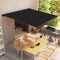 vidaXL - Luifel - handmatig - 450x300 cm - blauw en wit