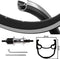 Kgs Achterwiel 28 inch (622) stratos zw/zil cassette 7 sp vaste as