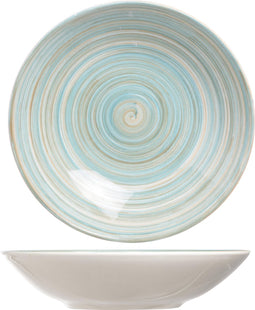 Cosy & Trendy Turbolino Diep Bord - Ø 21 cm - Blauw - Set-6